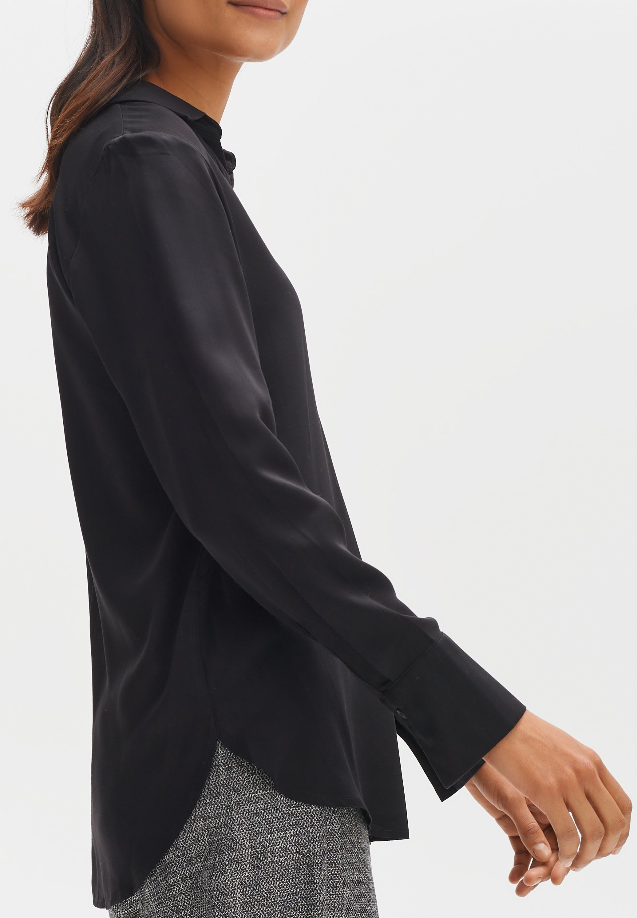 Opus bluse schwarz lang Clearance